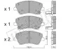 Колодки тормозные (передние) Hyundai Ioniq 16-/Kia Niro 16- Metelli 22-1092-0 (фото 1)