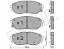 Комплект гальмівних колодок (дискових) Metelli 22-1096-0 (фото 1)