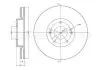 Диск тормозной (передний) Hyundai Tucson 04-/ix20 10-/i30/Kia Cee&#039;d 06- (280x26)(с покрытием)(вент.) Metelli 23-0927C (фото 1)