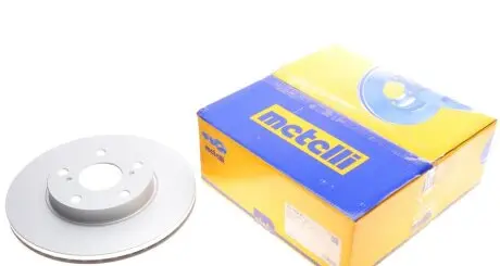 Диск тормозной (передний) Toyota Auris 12-18/Corolla 13-18 (277x26) (с покрытием) (вентил.) Metelli 23-1523C
