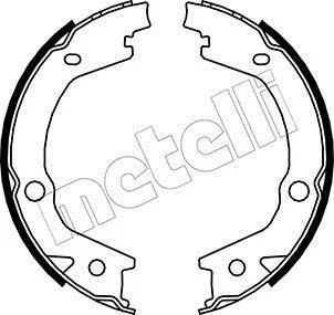 Колодки ручника Hyundai Tucson 04-//Kia Sportage 04- (170x27) Metelli 53-0184