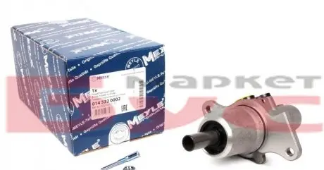 Цилиндр тормозной (главный) MB Sprinter/VW LT 96- (d=23.81mm) алюминий(M12x1) MEYLE 0145320002