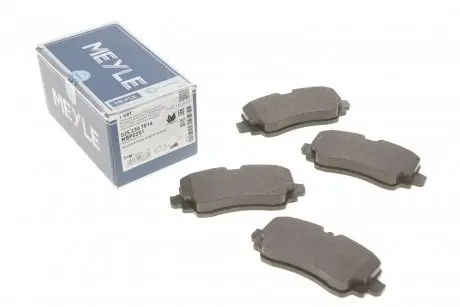 Колодки тормозные (передние) MB A-class (W168) 97-04 MEYLE 025 230 7016