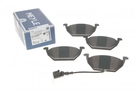 Колодки тормозные (передние) VW Caddy 04-(с датчиком) Platinum MEYLE 025 231 3119/PD