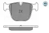 Колодки тормозные (задние) BMW 5 (E60/65)/X5 (E70/F15)/X6 (E71/E72) 3.0-4.4 08- MEYLE 025 237 3017/PD (фото 3)