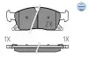 Колодки тормозные (передние) Jeep Grand Cherokee IV 3.0-6.4 10-(194.6x64.1x19.2) MEYLE 025 251 9021 (фото 2)