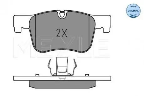 Колодки гальмівні (передні) BMW 1 (F20)/3 (F30)/4 (F32) 10- MEYLE 025 255 0618