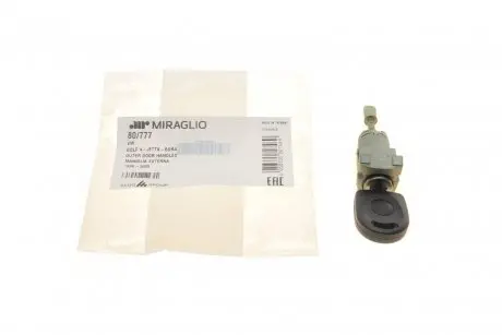 Сердцевина замка двери (передней/L) VW Golf/Bora 97-05 (с ключом) MIRAGLIO 80/777