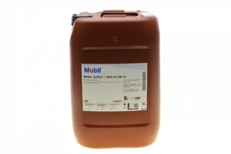 Олива моторна SUPER 3000 ХЕ 5W30/20л MOBIL 150941