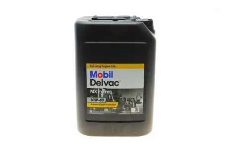 Олива моторна DELVAC MX EXTRA 10W40/20л MOBIL 152673
