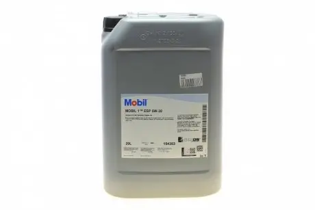 Олива моторна 1 ESP 5W30/ 20л MOBIL 154303