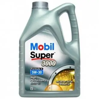 Моторна олива Super 3000 Formula V 5W-30, 5л MOBIL 154447