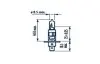 Автолампа H1 12V 55W P14.5s Range Power 50+ (блистер/1шт) NARVA 483344000 (фото 2)