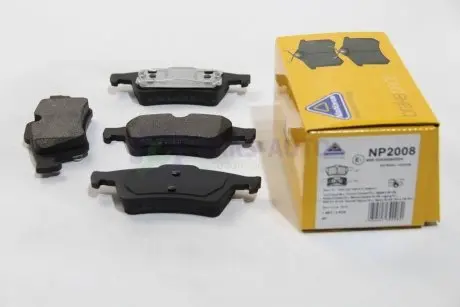 Гальмівні колодки зад. Connect 02-13 National NP2008
