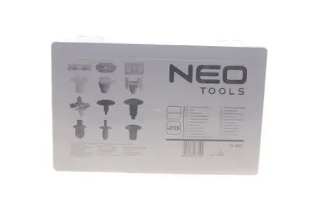 Набір кліпс пластикових (255шт) (Volkswagen) NEO TOOLS 11-963