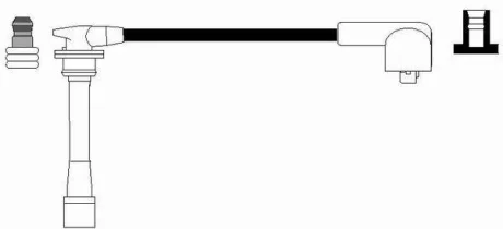 Автомобільний високовольтний провід NGK 38830