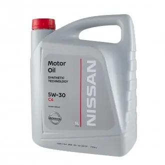 Олива 5W30 ACEA C4/API SM/CF (5L) NISSAN KE90090043
