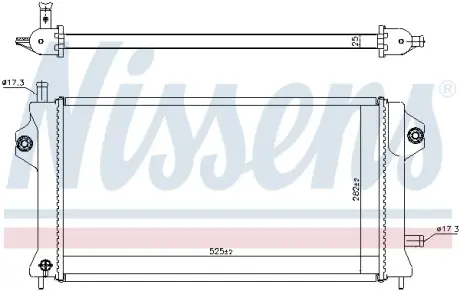 Радіатор NISSENS 606529