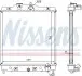 Радиатор охлаждения HONDA CIVIC 4+5 MT 91-01 NISSENS 63310A (фото 1)