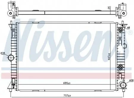 Радиатор NISSENS 68541