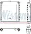 Радиатор опалювача салона First Fit NISSENS 70533 (фото 1)