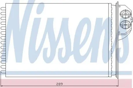 Радиатор печки NISSENS 72943