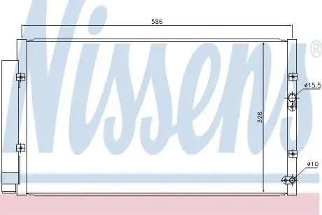 Конденсер кондиціонера NISSENS 940366