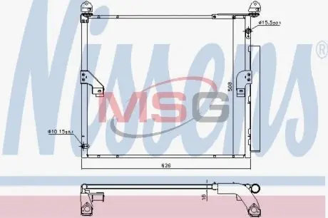 Конденсатор без хладогену NISSENS 940623