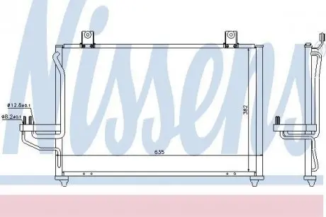 Конденсер кондиціонера NISSENS 94422