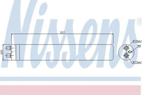 Осушувач,кондиціонер NISSENS 95480