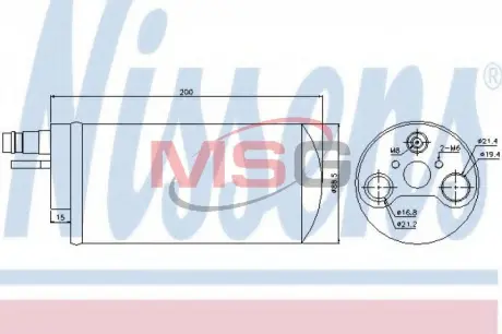 Осушувач,кондиціонер NISSENS 95494