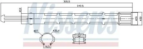 Осушувач кондиціонера NISSENS 95514