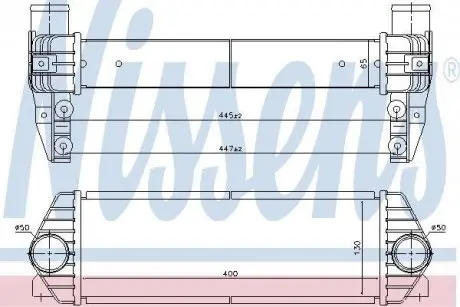 Радіатор наддуву NISSENS 96435