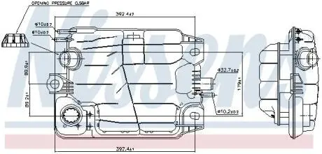 Бачок компенсаційний First Fit NISSENS 996041