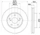 Диск тормозной передний Toyota Hilux III 2.5, 2.7, 3.0, 4.0 (05-) NISSHINBO ND1055K (фото 1)