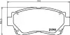 Тормозные колодки LEXUS/TOYOTA ES/LS/Camry &quot;F&quot; 89-08 NISSHINBO NP1006 (фото 1)