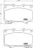 Гальмівні колодки TOYOTA Land Cruiser 4.2 D, 4.5i 24V 00 NISSHINBO NP1018SC (фото 1)