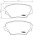 Тормозные колодки TOYOTA Rav4 &quot;F&quot;00-&quot;05 NISSHINBO NP1036 (фото 1)