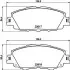 Тормозные колодки TOYOTA Corolla/Yaris Cross &quot;F&quot; 18&gt;&gt; NISSHINBO NP1176 (фото 1)