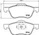 Колодки тормозные дисковые передние Nissan Primera 1.6, 1.8, 2.0 (96-02) NISSHINBO NP2071 (фото 1)