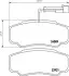 Колодки тормозные дисковые задние Nissan Cabstar (06-13) NISSHINBO NP2089 (фото 1)