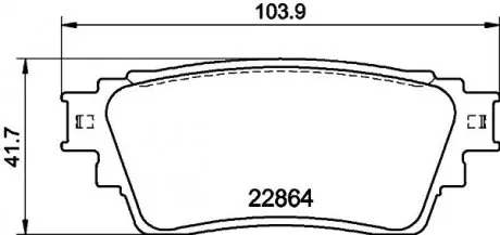 Тормозные колодки MITSUBISHI Eclipse/Outlander "R "10>> NISSHINBO NP3056