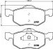 Колодки гальмівні дискові передние Mazda Tribute 2.0, 3.0 (06-08)/Ford KA 1.2, 1.3 (08-) NISSHINBO NP5028 (фото 1)
