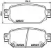 Колодки тормозные MAZDA CX-3 (DK),CX-3 SUV (DK) Rear Axle NISSHINBO NP5072 (фото 1)