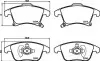 Тормозные колодки FORD Galaxy/Mondeo/S-Max &quot;F &quot;14&gt;&gt; NISSHINBO NP5079 (фото 1)