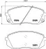 Гальмівні колодки HYUNDAI/KIA ix35/i40/Sportage "F "08>> NISSHINBO NP6034 (фото 1)