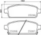 Тормозные колодки CHEVROLET/OPEL Cruze/Orlando/Astra J&quot;R&quot;09&gt;&gt; NISSHINBO NP6055 (фото 1)