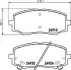 Колодки тормозные дисковые передние Hyundai i10, i20/Kia Picanto 1.0, 1.1, 1.2 (04-) NISSHINBO NP6085 (фото 1)