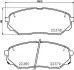 Тормозные колодки HYUNDAI/KIA Santa Fe/Sorento &quot;F &quot;15&gt;&gt; NISSHINBO NP6098 (фото 1)