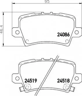 Тормозные колодки HONDA Civic "R" 06-12 NISSHINBO NP8039